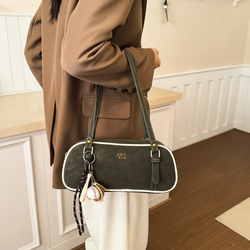 

Fashion Concise Shoulder Bags Hot Sale Niche Design Underarm Women's Bag Advanced Sense Versatile Youth Women's Handbag