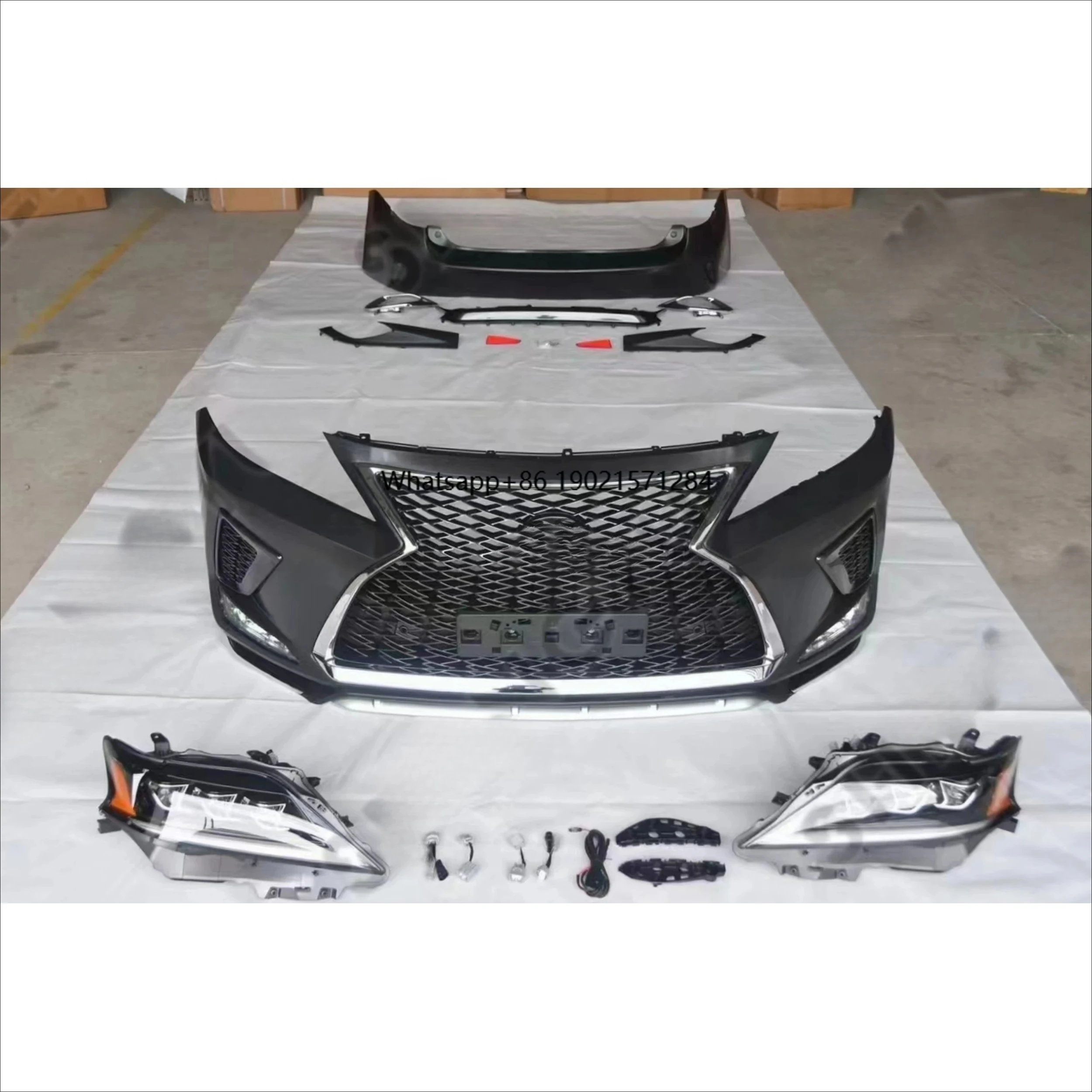 

Body Kit for Lexus RX350 2009-2015 Change to 2021 New Style Include Front and Rear Bumper with Grille and Headlight Taillight