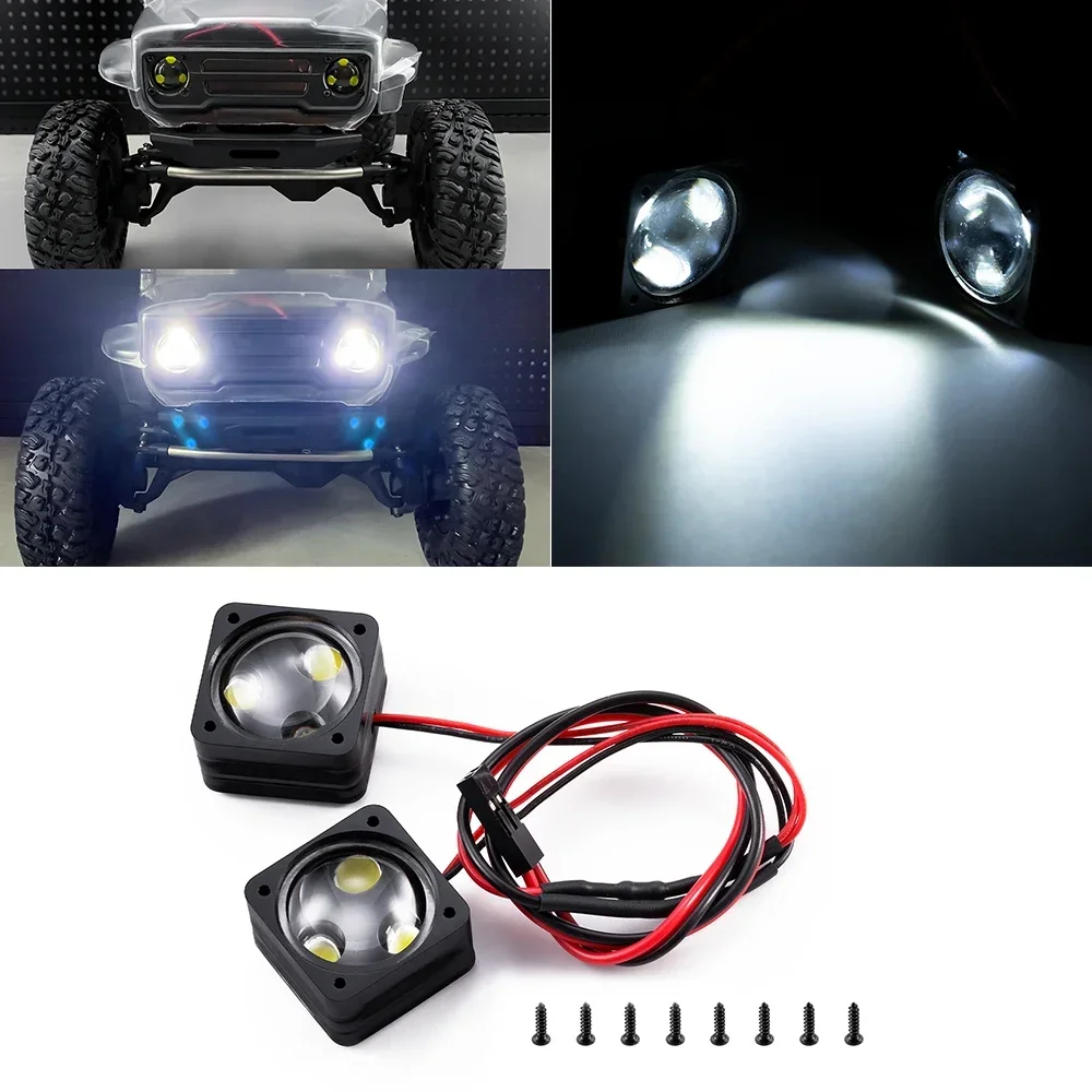AXSPEED RC Auto LED Licht Scheinwerfer Rücklicht für Vanquish Produkte VS4-10 Phoenix VPS09007 1/10 RC Crawler Auto Upgrade Teile