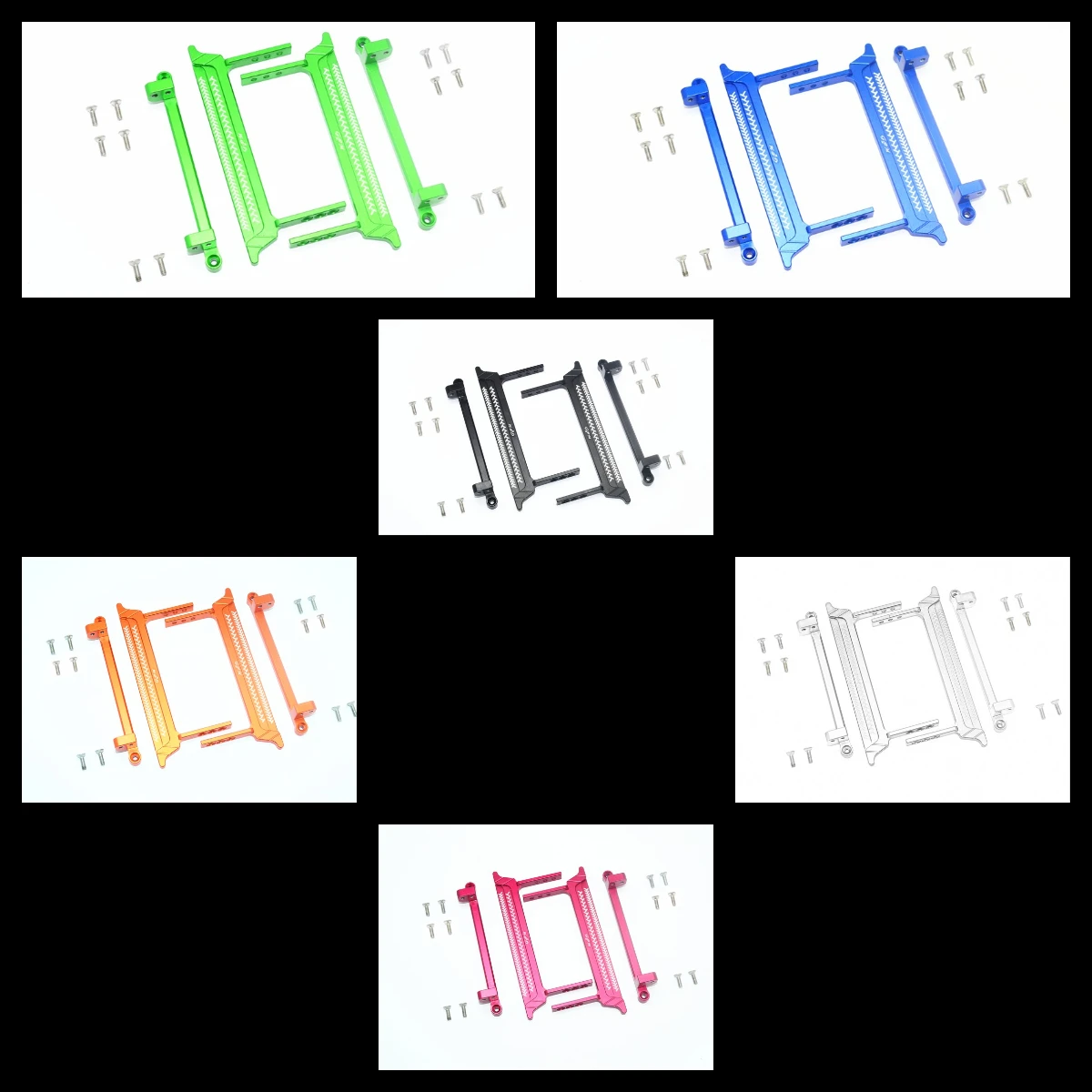 

GPM ALUMINUM SIDE STEPS (RETICULATED PATTERN) For TAMIYA CC01