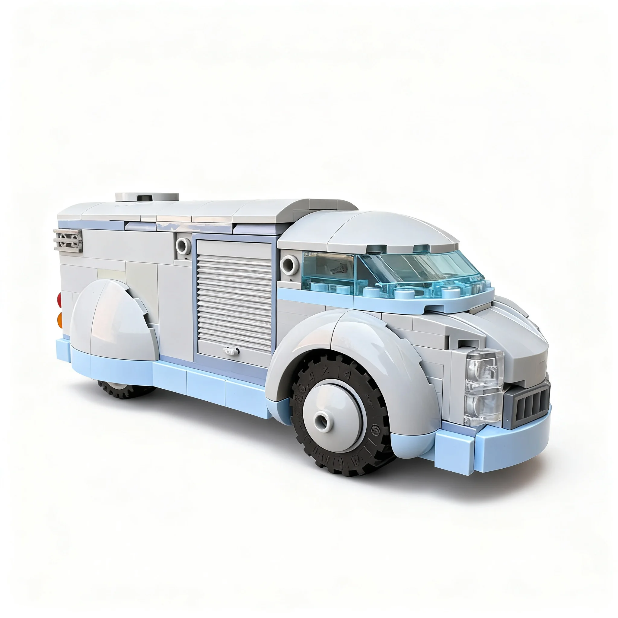 Image of 221-teiliges MOC Superhelden DC Bat Mr. Freeze Truck Modell-Baustein-Set Weihnachtsgeschenk Sammlerstück Ziegelstein-Bausatz Geburtstag