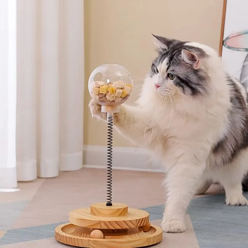 Pet Toys New Arrivals Pets Toys Cat Tumbler Ball Pussy Interactive Toy for Cat Stick