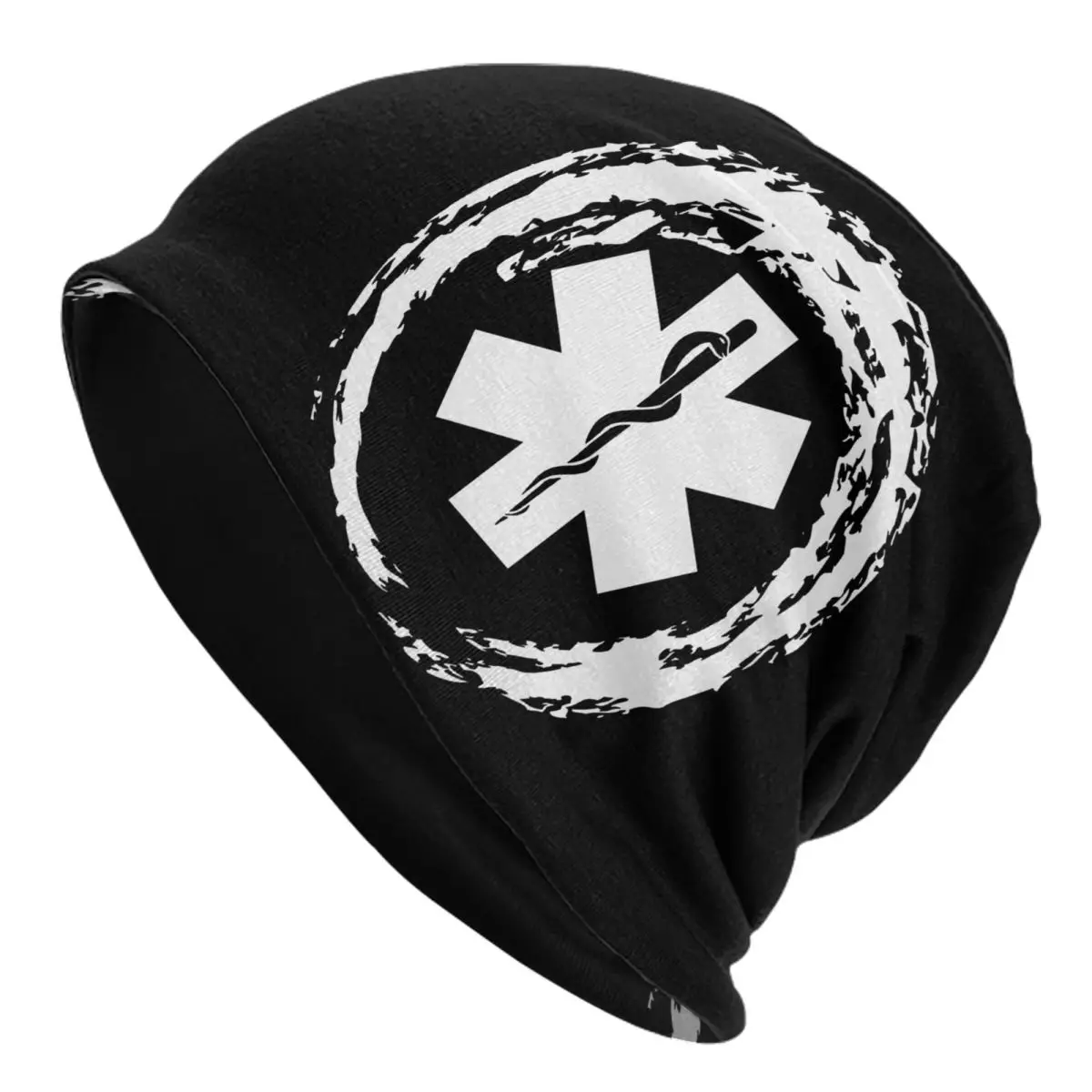 EMT Star Of Life Emergency Medical Bonnet Hats Autumn Winter Outdoor Skullies Beanies Hat Unisex Summer Dual-use Caps