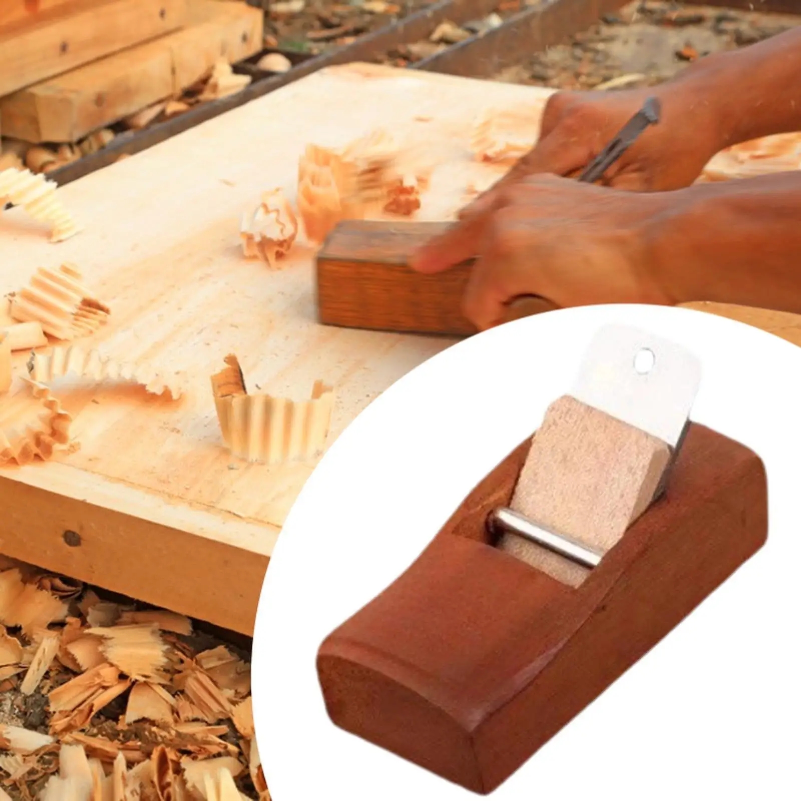 Woodworking Planer Manual Tool DIY Projects Multifunction Hand Planer for Household Trimming Surface Smoothing