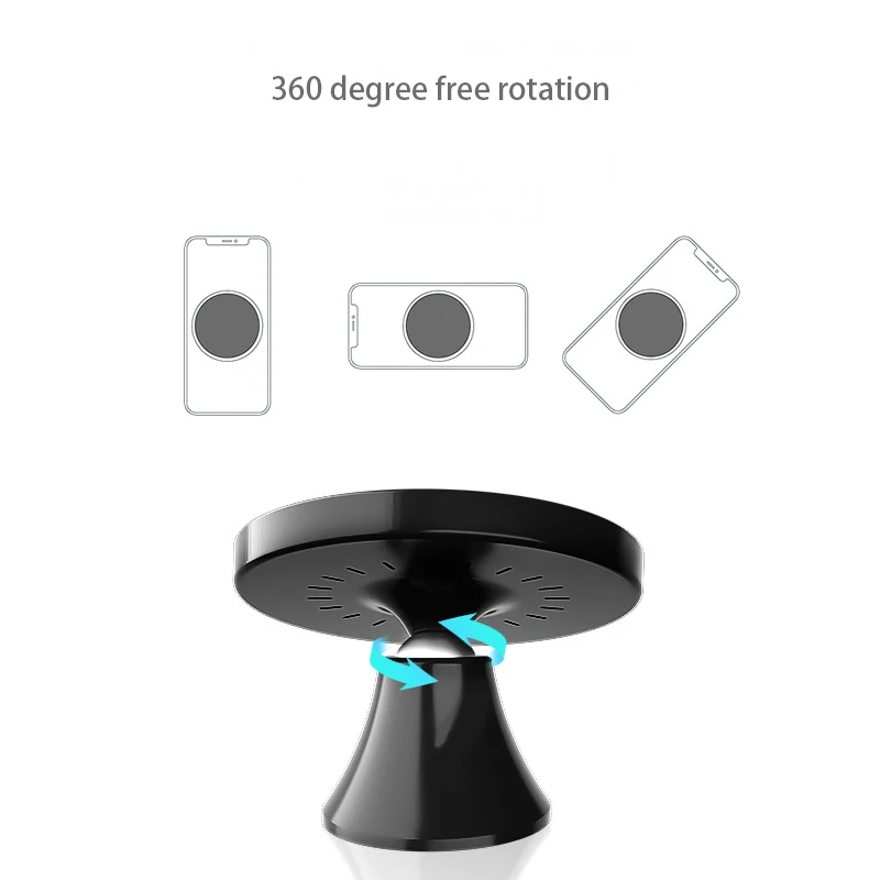 Fast Charging Wireless Charger 15W Magnetic Wireless Car Charger Mount for iPhone 12 HUAWEI XIAOMI SAMSUNG  Car Phone Holder