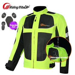 Chaquetas de carreras de motos, pantalones de equipo de protección, ropa impermeable para Motocross, abrigos de equitación, Verano