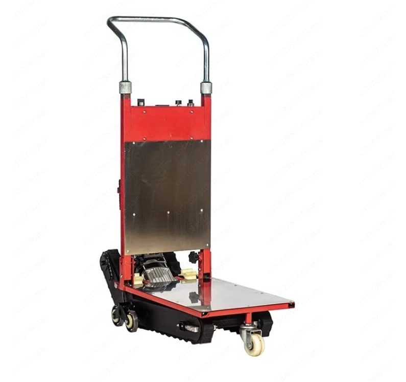 Silent crawler tank type electric climbing truck folding up and down stairs moving delivery