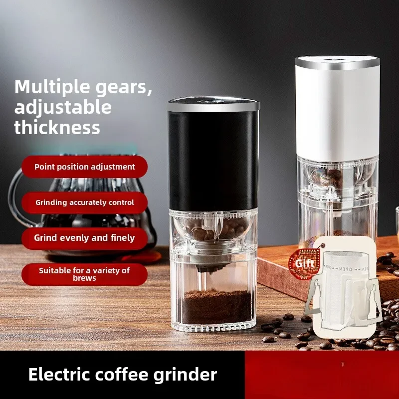 

Coffee bean grinder electric bean grinder powder household small automatic coffee grinding portable Italian coffee machine