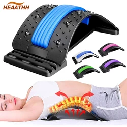 Adjustable Back Massager Posture Corrector Waist Back Stretching Treatment for Spinal Stenosis Herniated Disc Sciatica Scoliosis