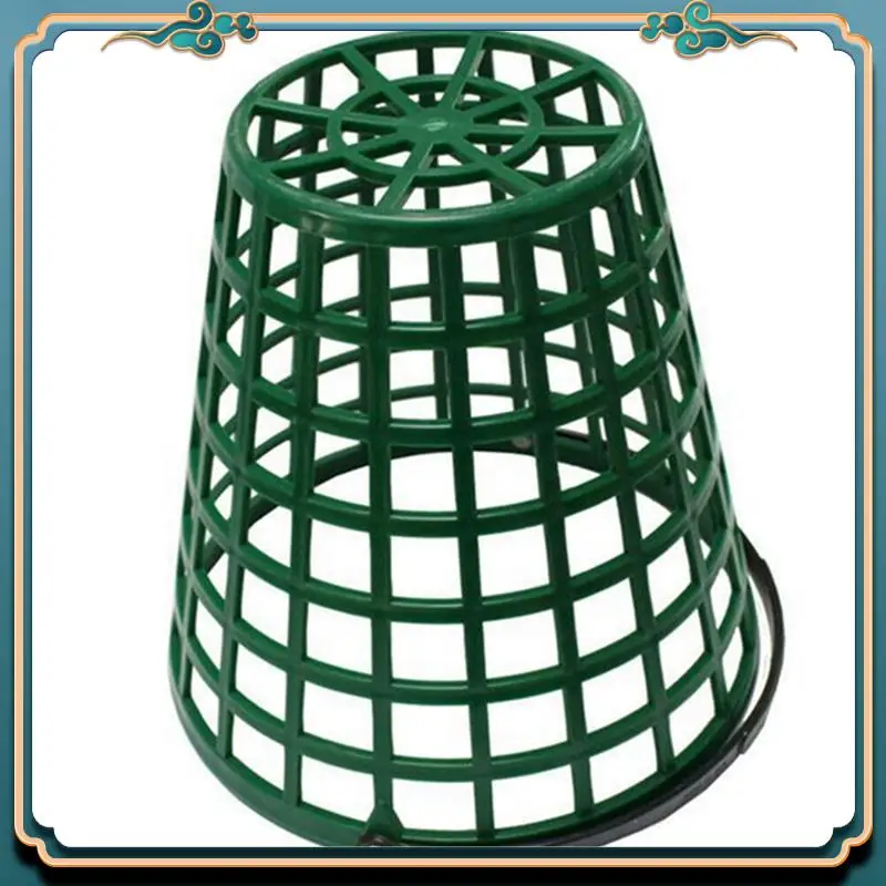 Golf Basket Golf Container With Handle Ball Rack For Stadium Outdoor Sports Green Highly Recommended