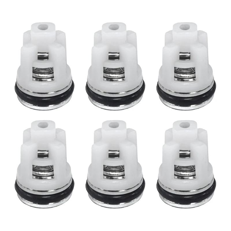 Aftermarket-Pumpen-Check-Ersatzset für Hochdruckreiniger, enthält 6 Teile mit vormontierten Dichtungen zur Wiederherstellung von – Detail 1