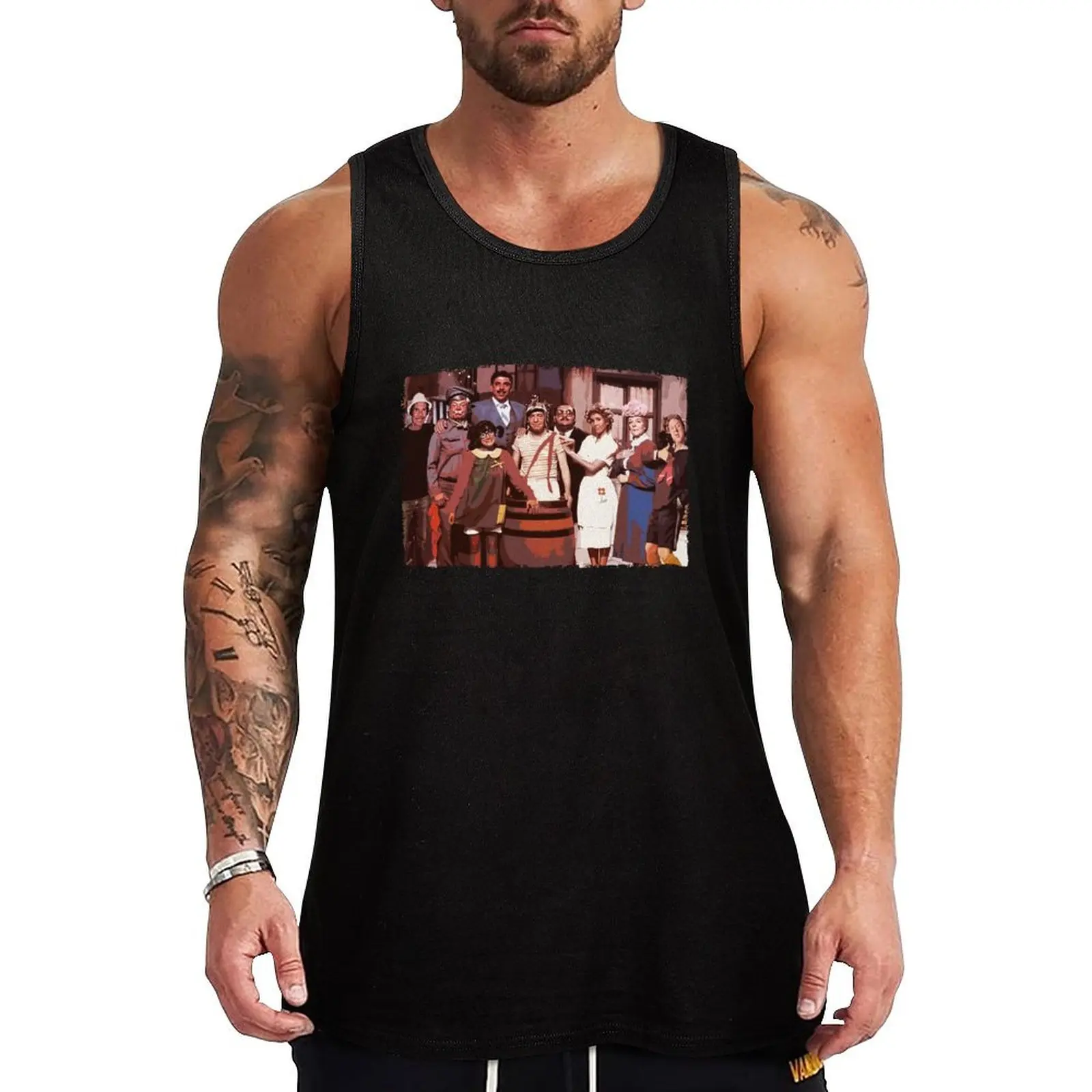 

El Chavo del Ocho - La Chilindrina - Don Ramón Tank Top Anti Shrink Tank Top Durable Casual Sleeveless Shirt
