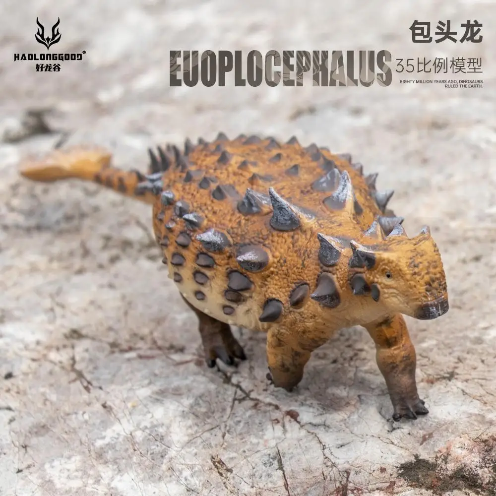 HaoLongGood Euoplocephalus Ankylosaurus Colección de modelos Dinosaurios jurásicos1/35