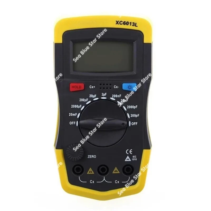Small digital capacitance meter XC6013L high-precision digital capacitance meter capacitance tester
