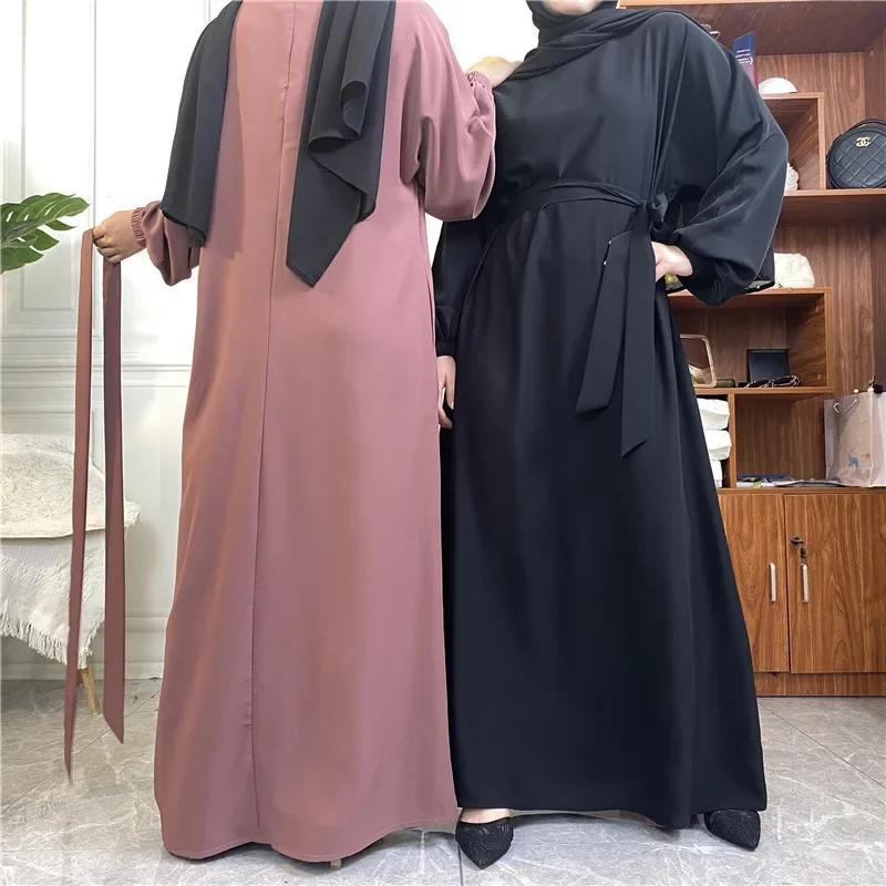 UNI Abaya Ramadán Turquía Kaftan ropa islámica musulmana para mujeres vestido modesto bata mujer musulmane caftán Marocain Vestidos