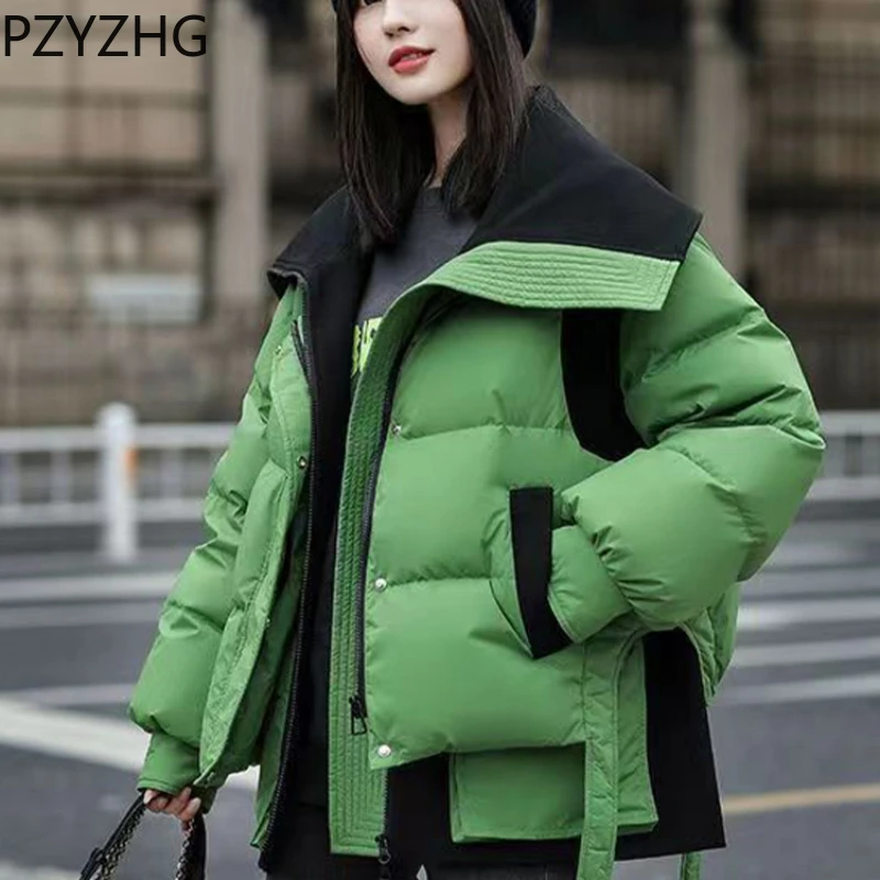 2023 New Women Down Jacket Winter Coat Female Short-Length All-match Parkas White Duck Down Outwear Hin Thin Overcoat