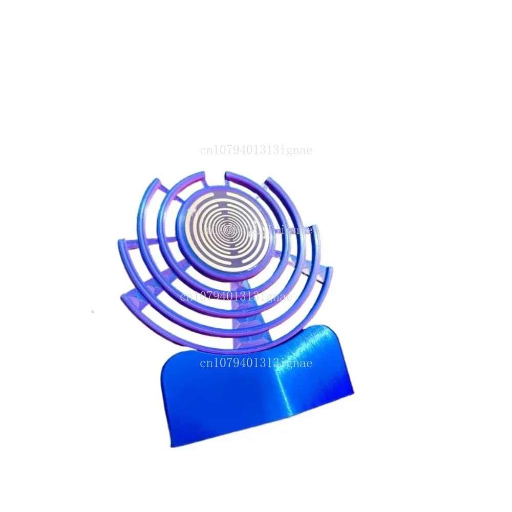 Polarizing disc electric coil electromagnetic multi-frequency oscillator, radiation generator crystal purification