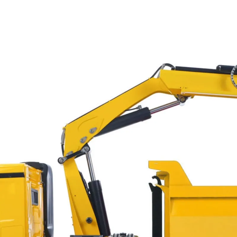 1/14 Hydraulic RC Crane Tipper Truck 10x10 Assembled Full Dump Car Light Sound 3-speed Gearbox XELite Raido Model  THZH1826