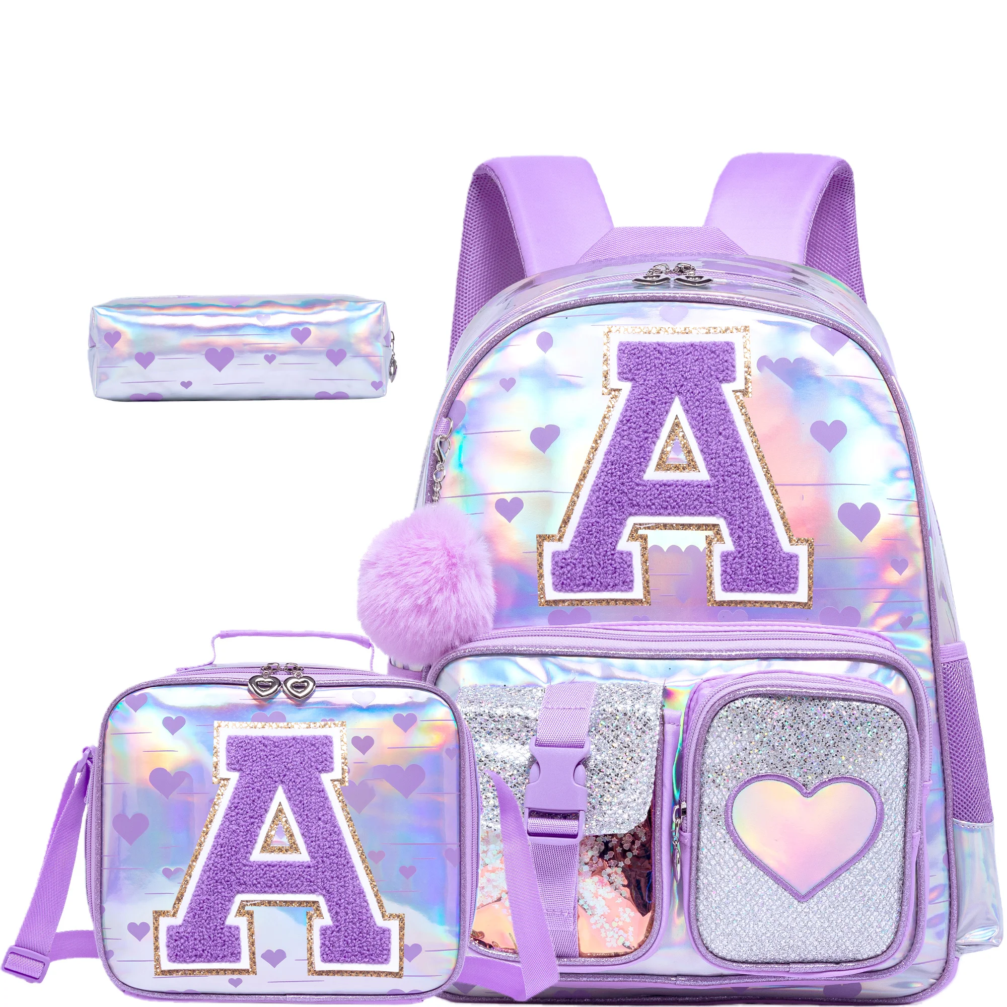 mochila-linda-para-ninas-mochila-escolar-estetica-para-ninas-mochila-con-lonchera-Utiles-escolares
