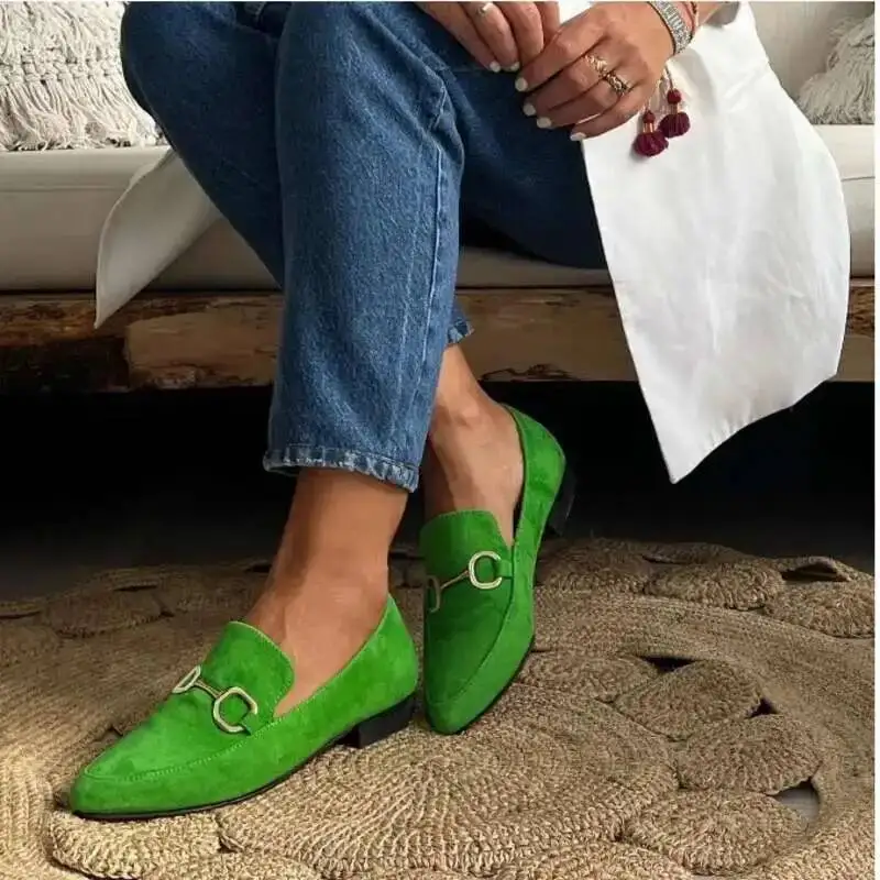 

Flat Loafer Shoes For Women Outwear Shoes Low Heels Moccasin Casual Chaussure Femme