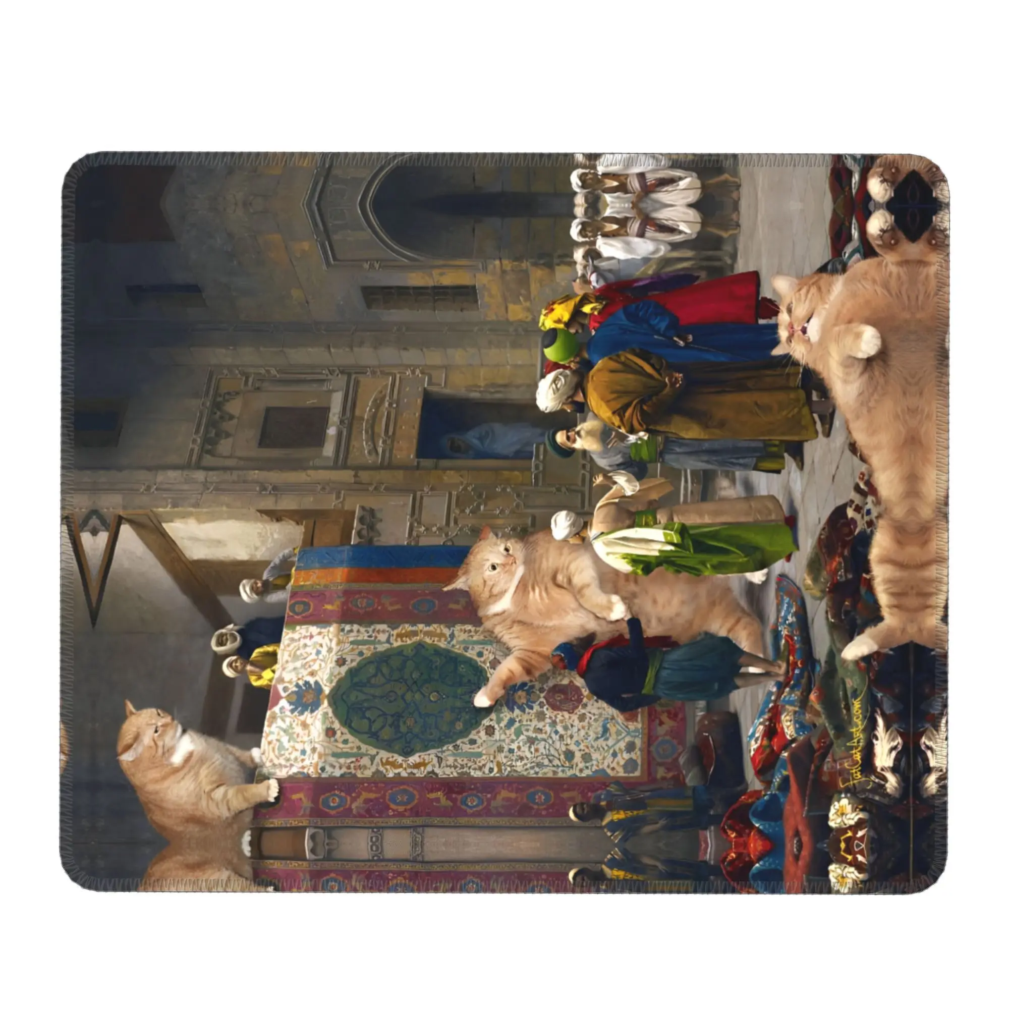 

Starry Night Black Cat Mouse Pad Soft Mousepad Gaming Accessories For Laptop PC MacBook Design Fashion Mouse Mats