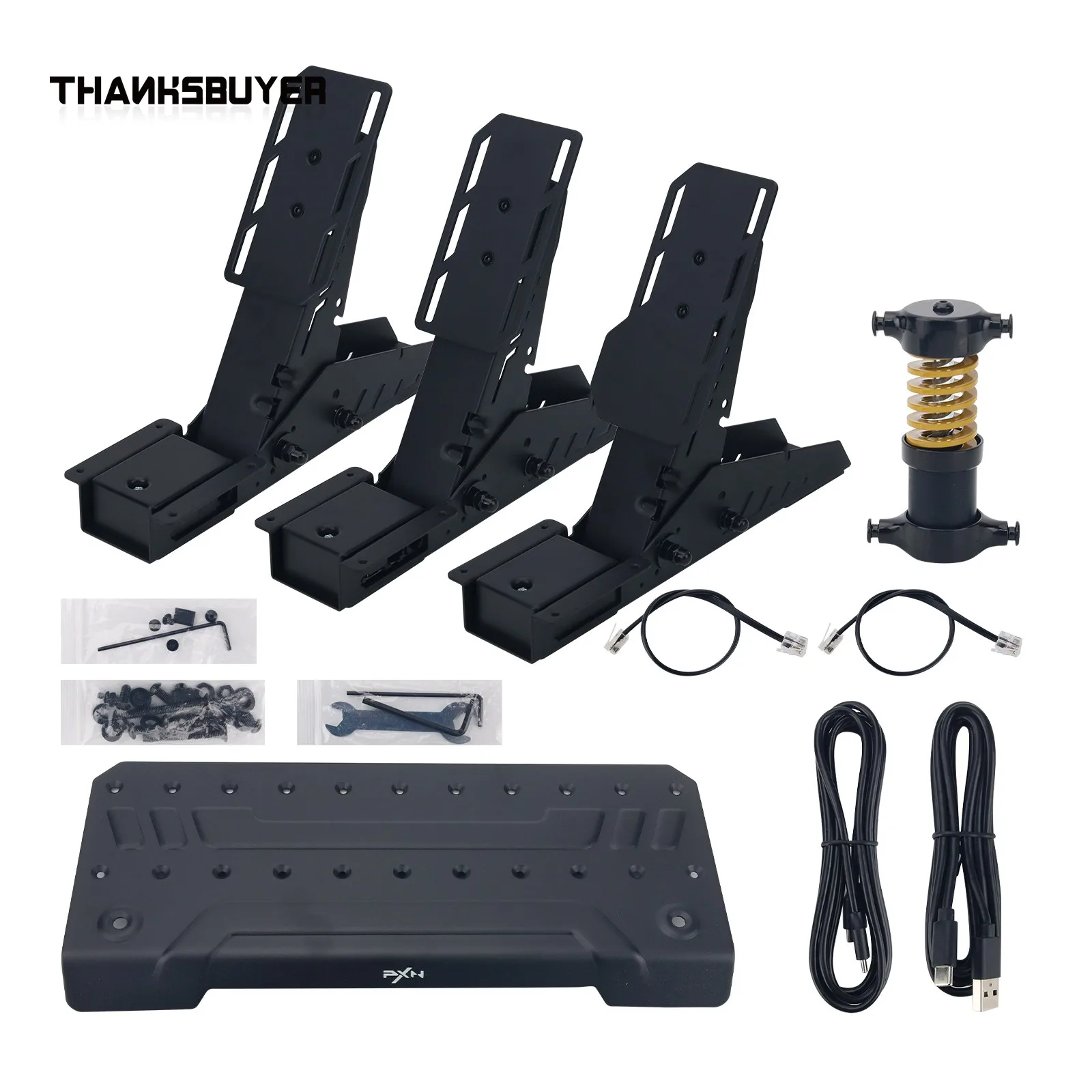 

PXN PD HM Gen2 Магнитный датчик Холла Ножные педали Гоночные игровые симуляторы Аксессуар для PXN-V10/PNX-V99/V12DDL/V12DDS/PC