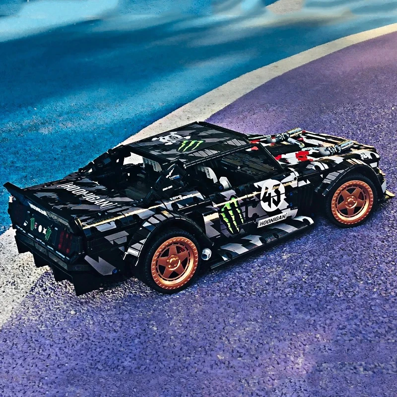 التقنية 33003 MOC فريد فورد موستانجيد Hoonicorn V2 سباق السيارات MOC-22970 اللبنات الطوب لعب للأطفال هدايا عيد الميلاد #1