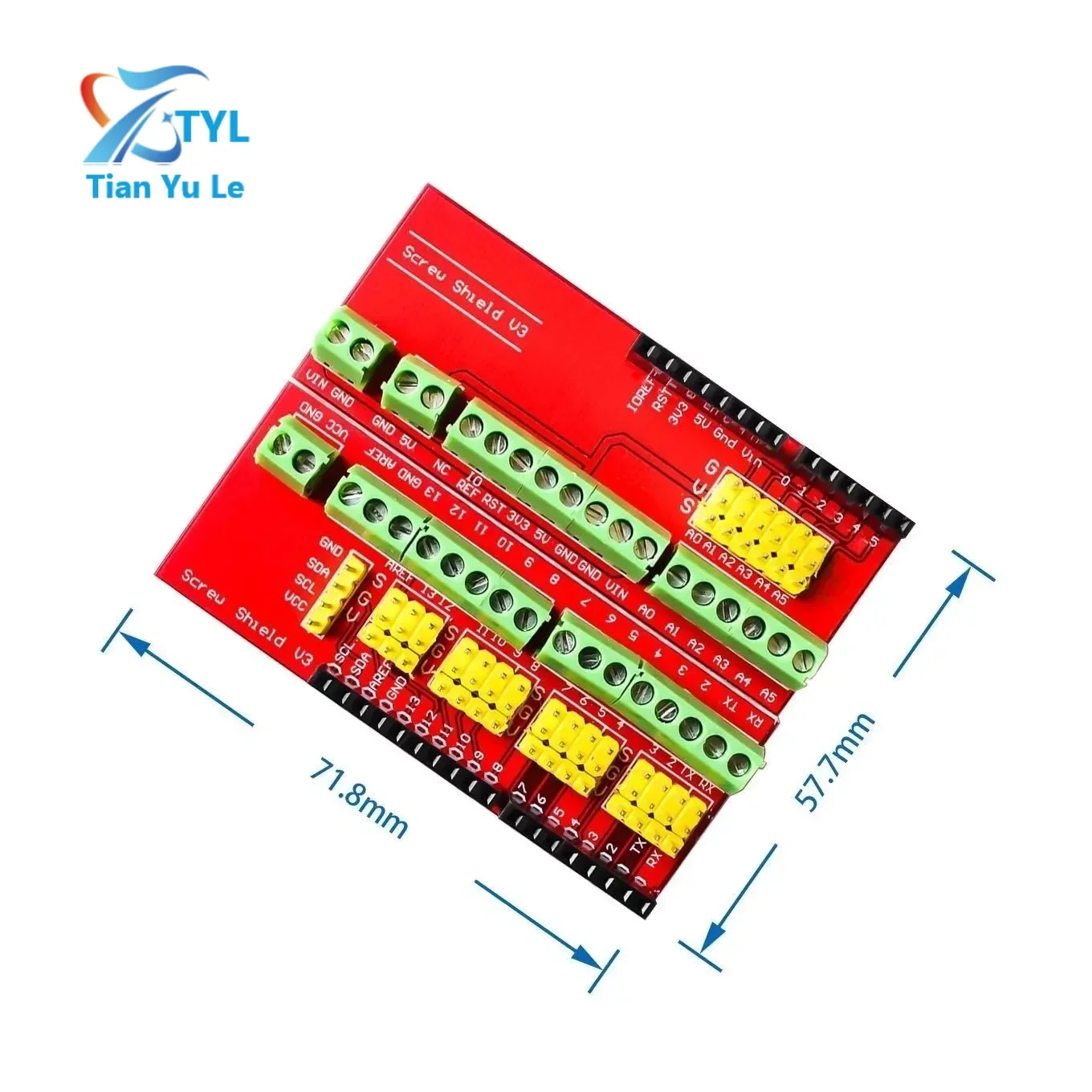 Screw Shield V1 terminal expansion board is compatible For UNO R3 Interactive Media Moudle for arduino