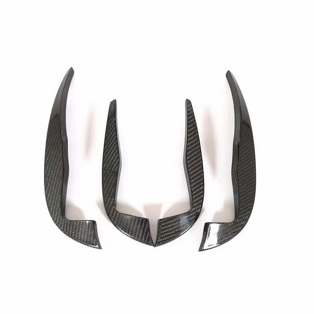 

For New TT TTS TTRS MK3 Real Carbon Fiber Front Bumper Wind Knife for AUDI TTRS Car Wind Knife Racing