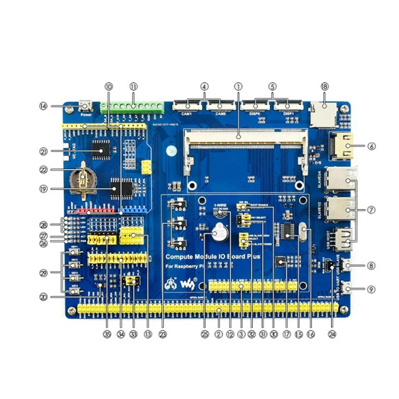 A26I-Untuk Modul Komputasi Raspberry Pi Menampilkan Papan Pengembangan Kit Visi