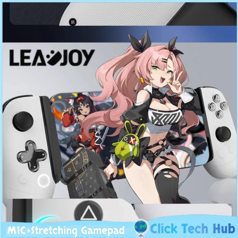 2025 LEADJOY M1C+ Stretching Gamepad Android ios Streaming Mobile Game Peripheral DNF Heat Dissipation Genshin Impact gamepad