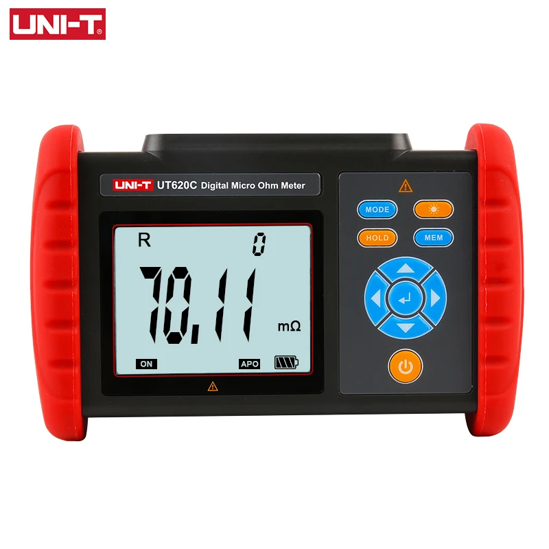 UNI-T Digital Micro Ohm Meter UT620C 300KΩ Resistance Meter Insulation Tester USB Data Transfer