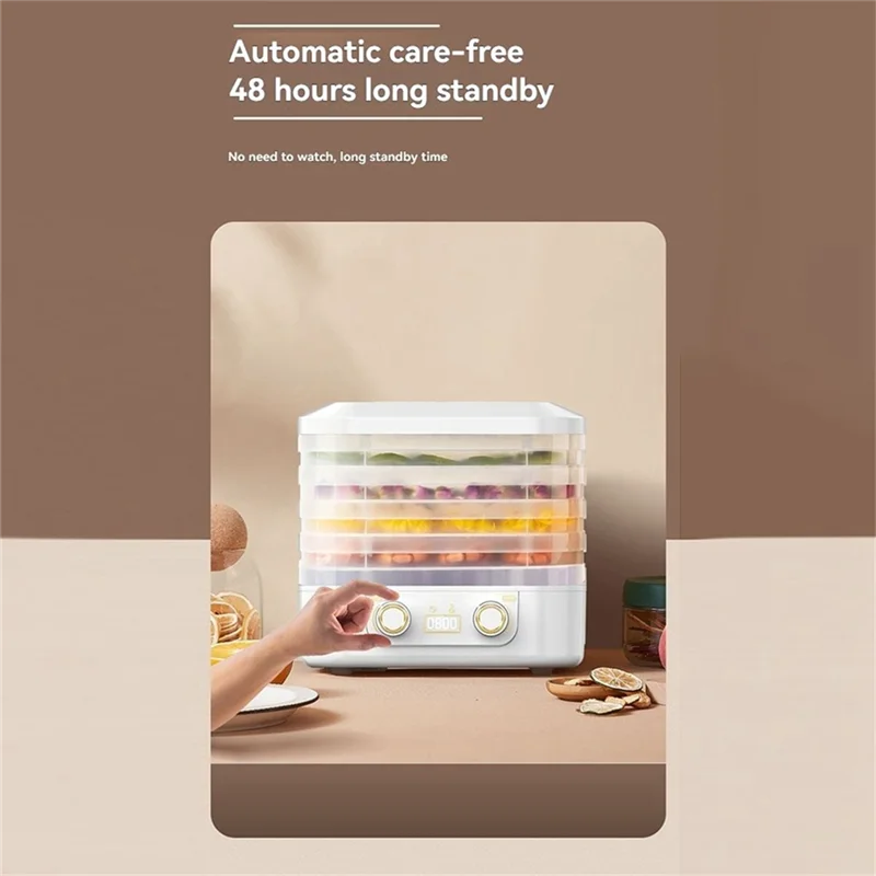 A05G-Food Dehydrator For Jerky Food Dehydrator Machine For Fruits/Meats/Snacks US Plug