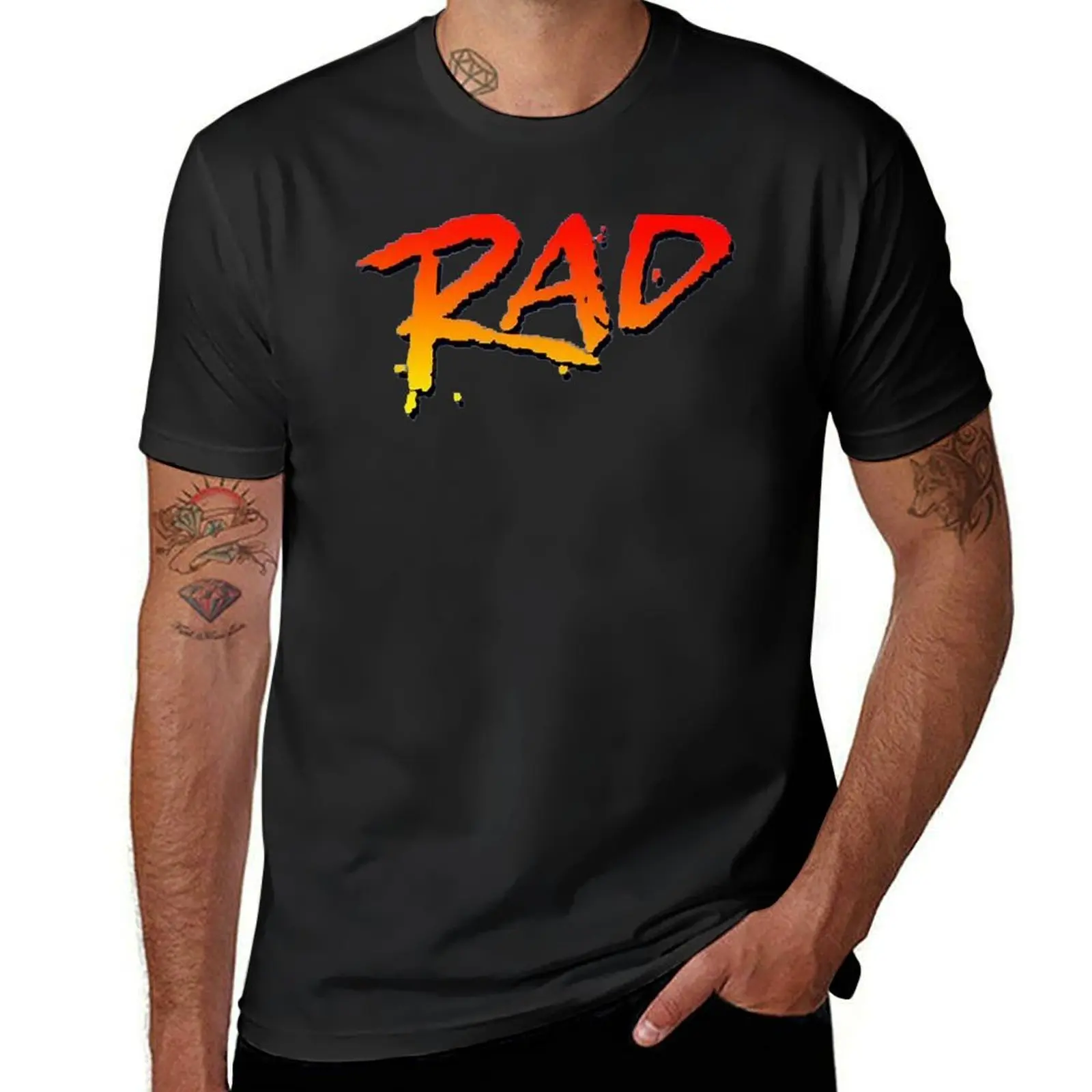 

RAD BMX MOVIE 1986 T-Shirt blanks Short sleeve tee Men's cotton t-shirt