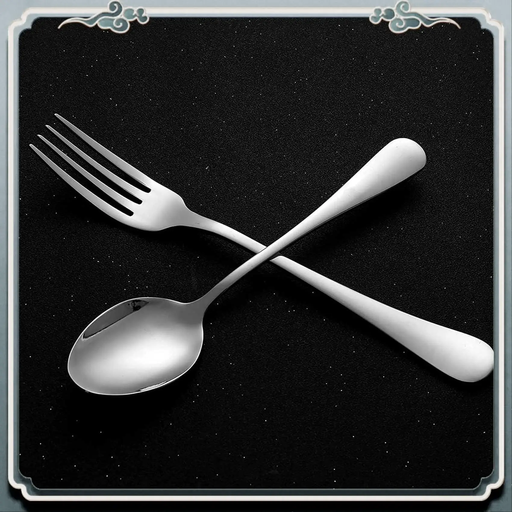 Set Of 12, Stainless Steel Dinner Forks And Spoons, Find Top Heavy-Duty Forks (8 Inch) And Spoons (7 Inch) Cutlery Set Top-Rated