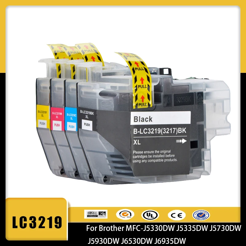 Vilaxh LC3219 LC3219XL LC 3217 lc3217XL Ink Cartridge For Brother MFC-J5330DW J5335DW J5730DW J5930DW J6530DW J6935DW