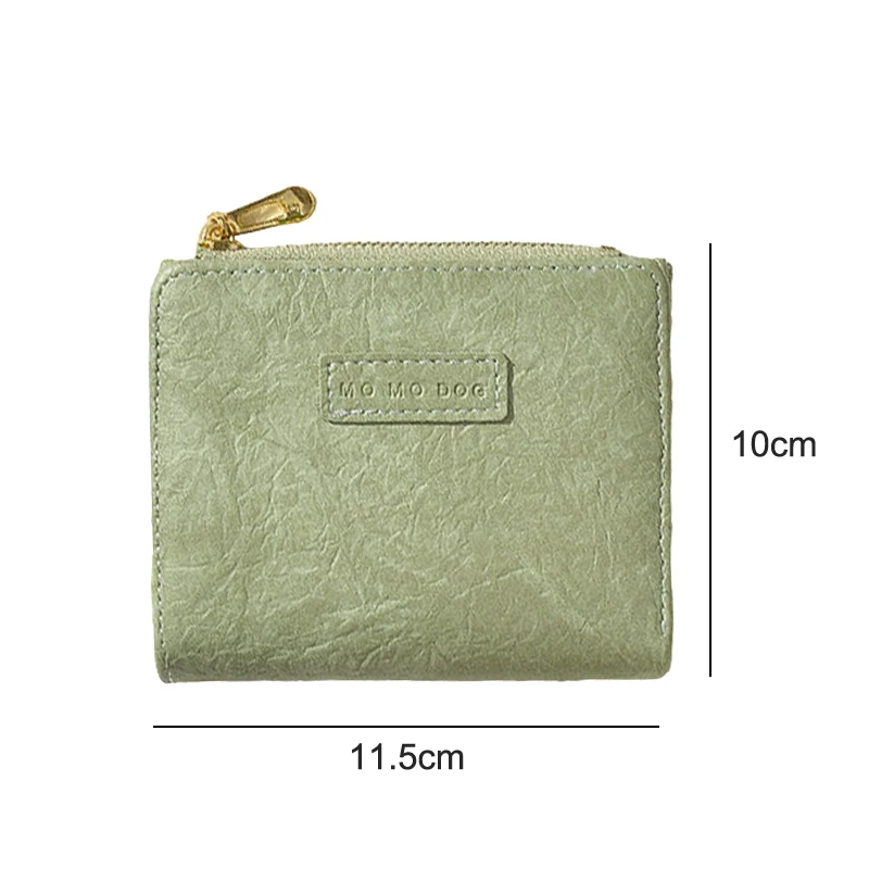 Retro Versatile Wallet For Women Girls Fashion Multifunctional ID Holder High Quality Zipper Card Holders Simple Coin Purse