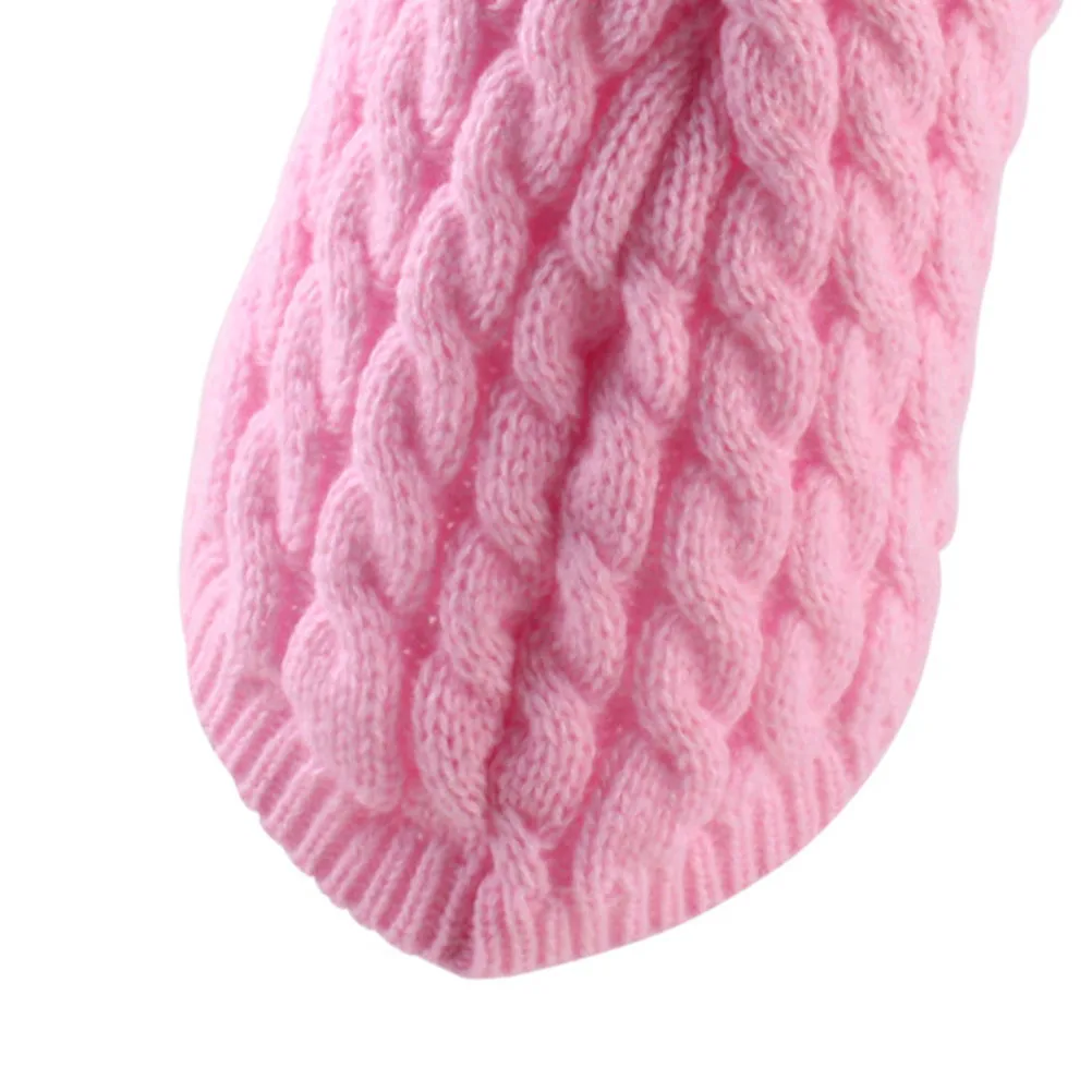 

Knitted Dog Sweater Sweaters Cute Pet Clothing Pink Outfits Light Weight Doggy Comfortable