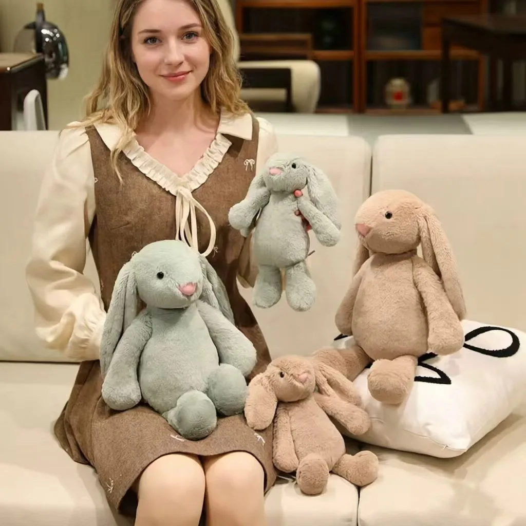 

26CM Long-Eared Rabbit Plush Toy Perfect Gift for Children's Day Birthdays Valentine's Day and Other Festivals