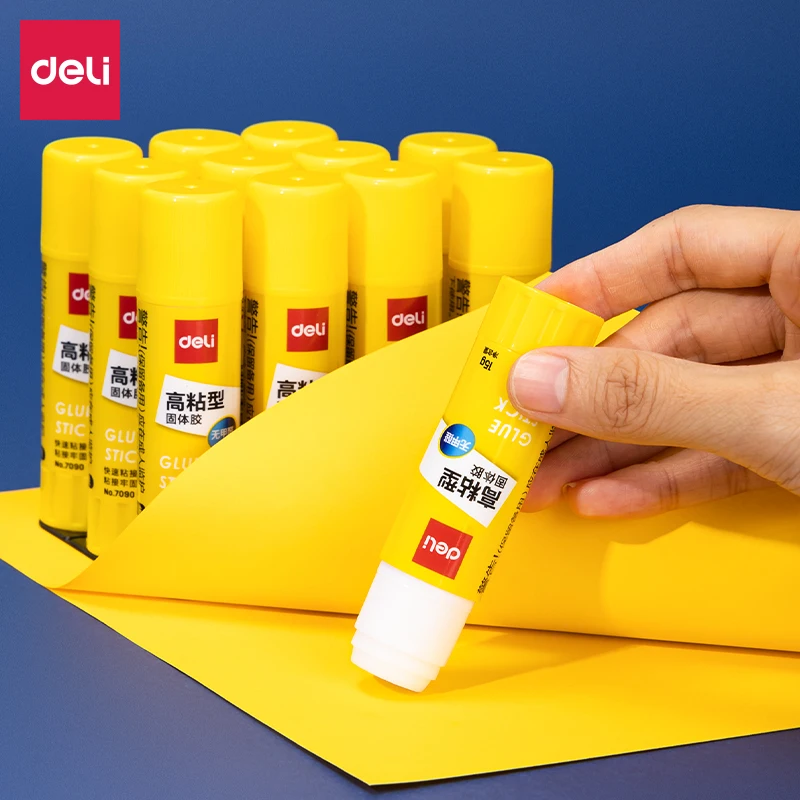 

Deli 5pcs 8g/15g Strong Glue Stick Non-Toxic Extra Strong Bonding Quick-Drying Stationery School Supplies Office Supplies Gift
