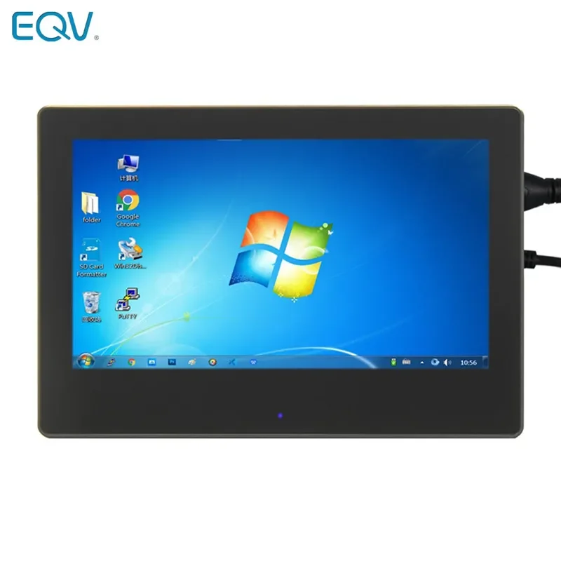 HDMI IPS USB Capacitive Touch LCD Module LCD 7.0 Inch 1024*600 Display Monitor Screen Panel with Enclosure for Raspberry Pi