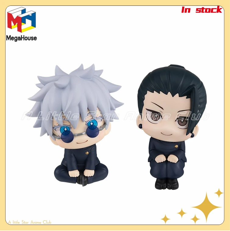 

В наличии оригинальные MegaHouse Look Up Jujutsukaisen Satoru Gojo/Geto Suguru High School аниме фигурки модель коллекция игрушки подарки
