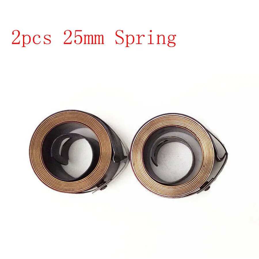 2PC Milling Machine Clock Return Spring 25mm Vertical Mill Tool for Bridgeport