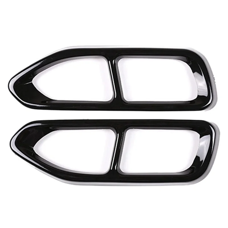 Out Tailpipe Trim Frame Exhaust Pipe Trim Cover Car for BMW 7 Series G11 G12 2016-2018