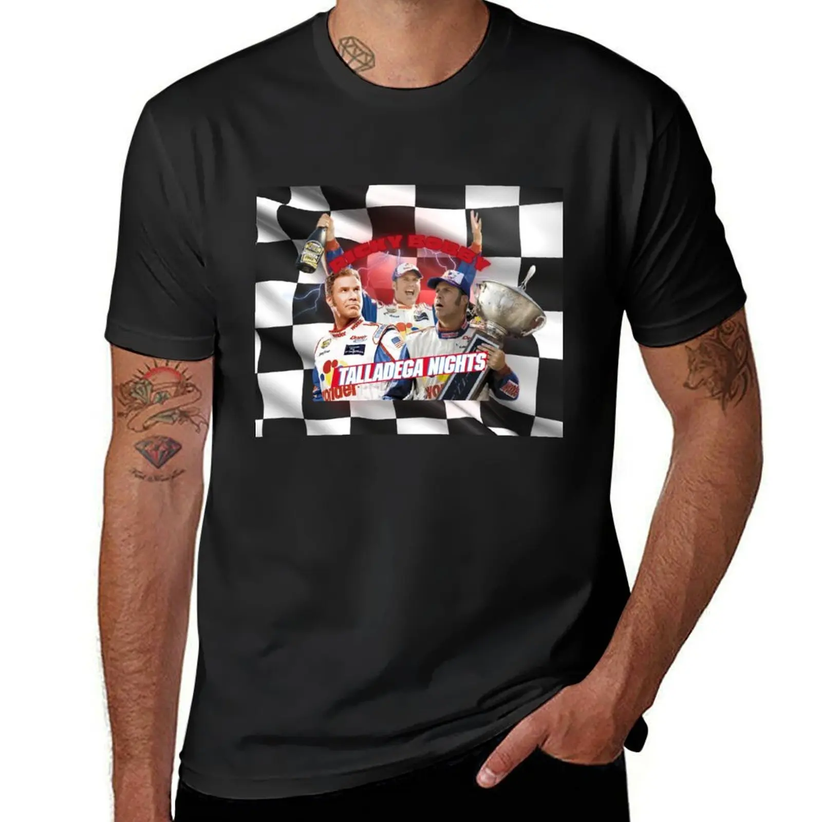 

Ricky Bobby Bootleg Vintage T-Shirt vintage clothes heavyweights sports fans plain t shirts men