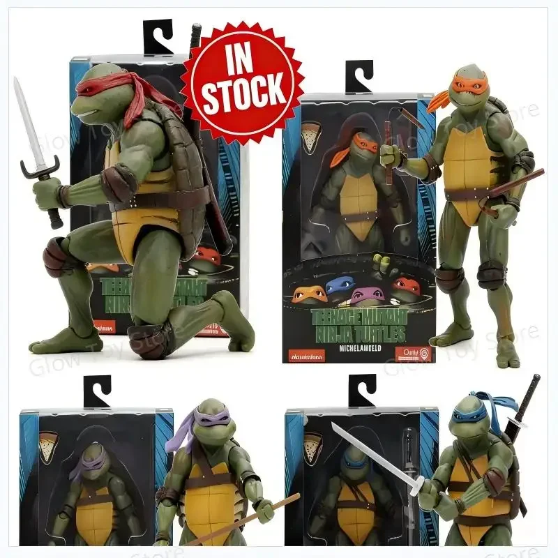 

NEW-HOT Teenage Mutant Ninja Turtles Action Figure Tmnt Edition Movable Movies Model Turtle Ninja Anime Collect Toy Doll Gifts