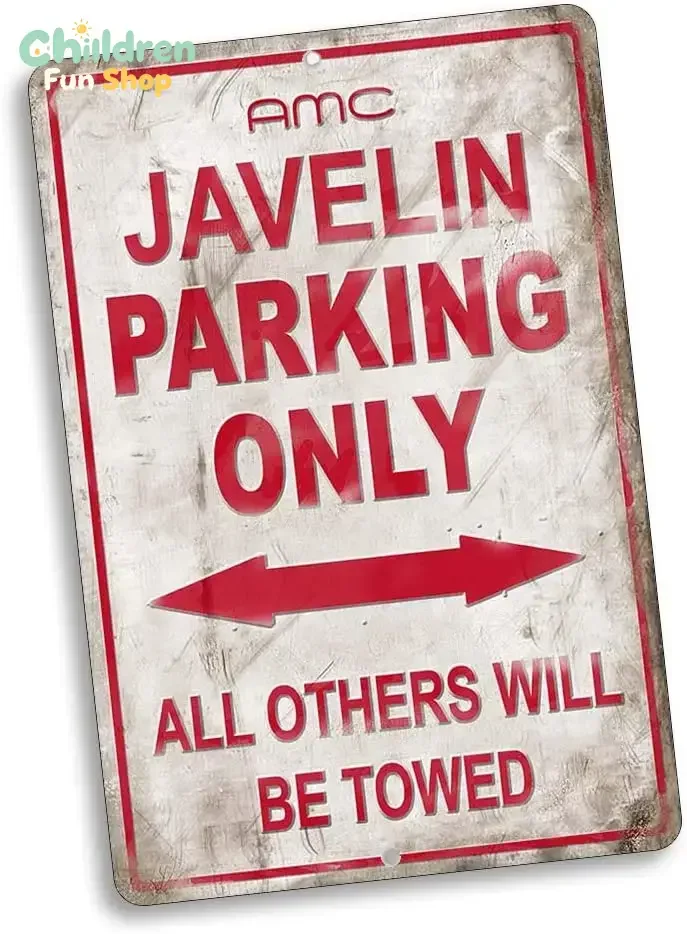 Parking Only Sign All Others Will Be Towed Compatible With Javelin Vintage Style Metal Signs Metal Tin Aluminum Sign Garage H