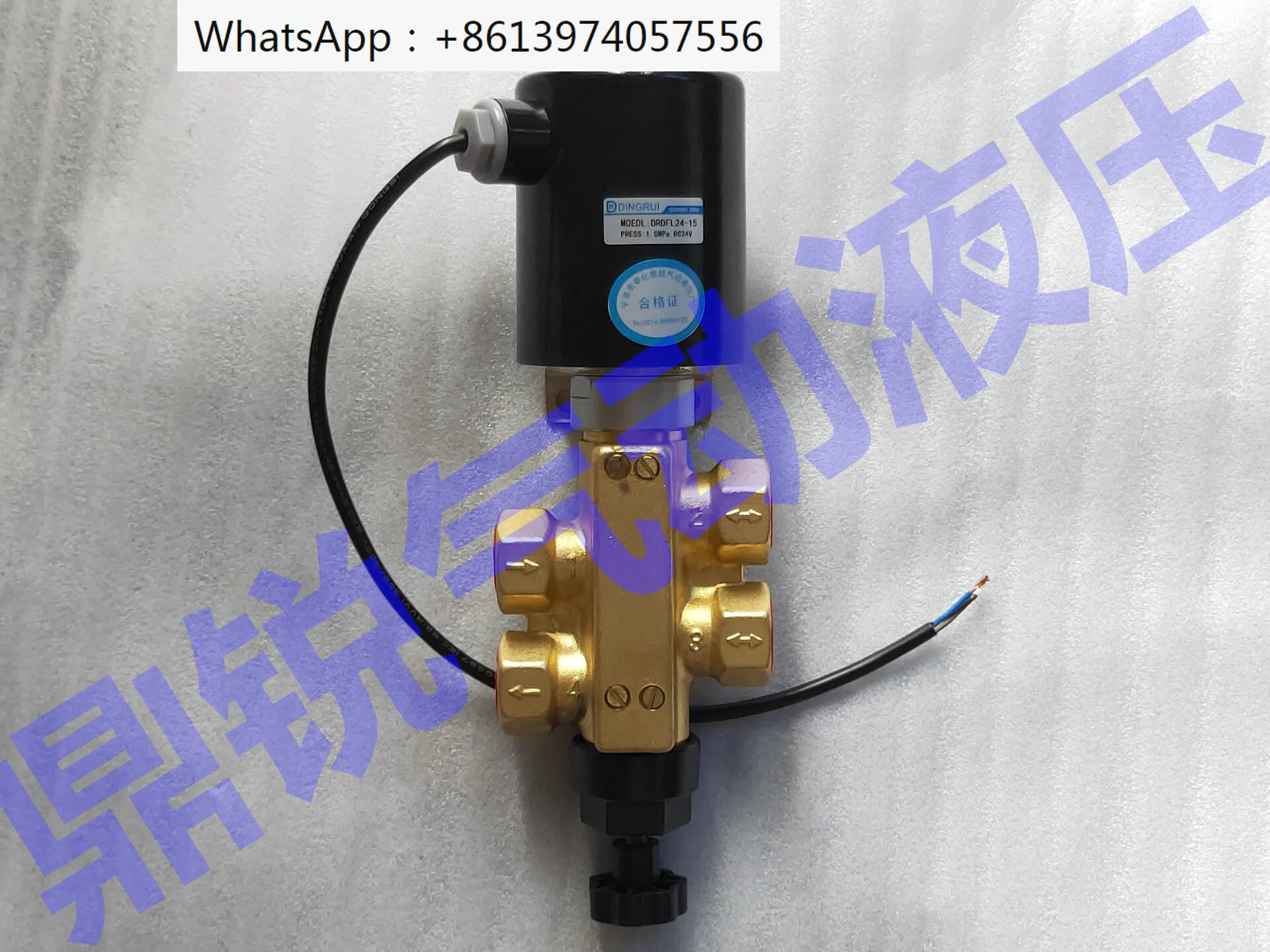 Mud discharge valve Mud discharge solenoid valve Electromagnetic mud discharge valve A102ED-15 Water medium Zn24HD-L15