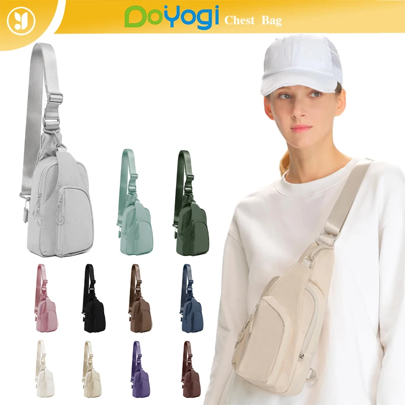 DOYOGI Small Sling Bag for Women Nylon Crossbody Sling Backpck Lightweight for Travel Casual Daily Use