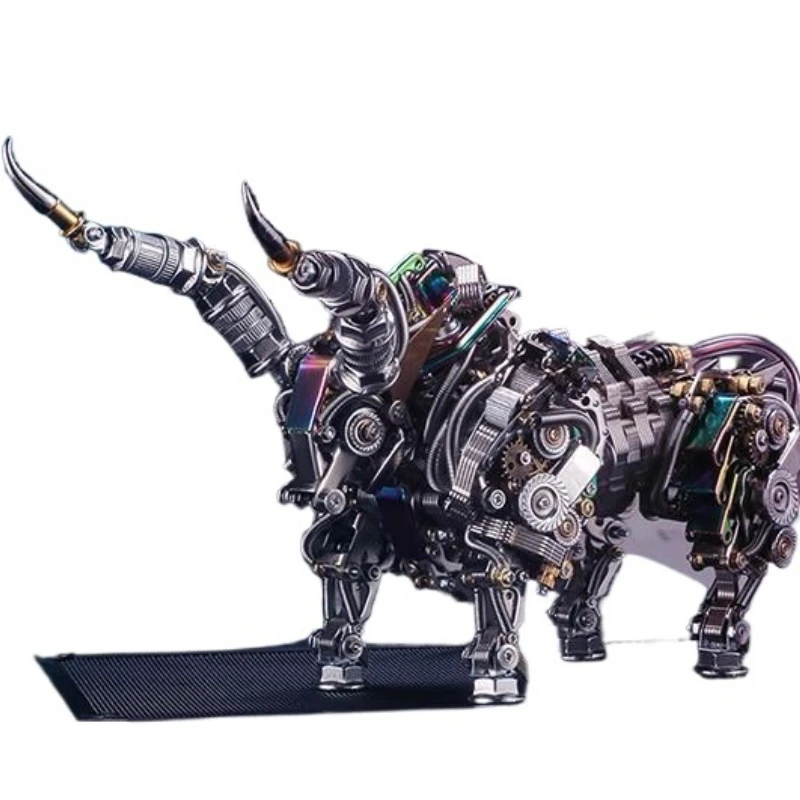 

Creative cow ornament, bullish metal assembly model 3d three-dimensional puzzle, difficult gift